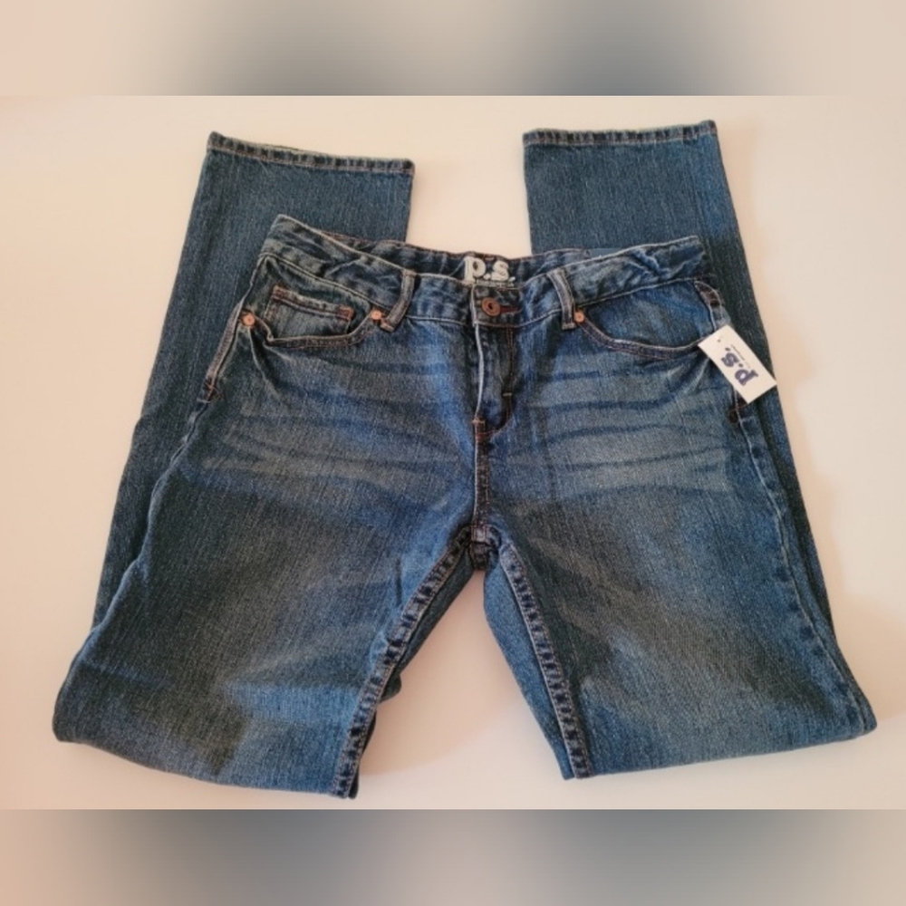 New PS From Aeropostale jeans size 12 P Straight With Adjustable Waist